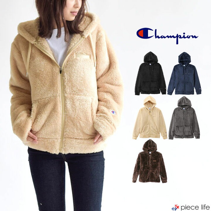 楽天市場 待望の再入荷 10 Off Champion チャンピオン ボアzipパーカー ボアフリースパーカージャケット C3 L615 ジップパーカー メンズ レディース ユニセックス フード パーカートップス 長袖 無地 ボア ワンポイントロゴ 部屋着 Piece Life ピースライフ