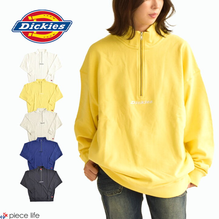 楽天市場】DICKIES ディッキーズ トレーナー ハーフジップ 裏毛ハーフ 