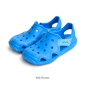 正規取扱店 【66％OFF】 クロックス crocs スウィフトウォーター ウェーブ キッズ Swiftwater Wave K 男の子 女の子 ユニセックス 軽量 軽い サンダル シューズ スポーツサンダル 海 山 レジャー アウトドア シンプル カジュアル 204021