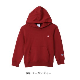 正規取扱店【13%OFF/2023秋冬新作】Champion キッズ フーデッドスウェットシャツ パーカー HOODED SWEATSHIRT kids キッズ ワンポイント 刺繍 ロゴ刺繍 トップス 男の子 女の子 男女兼用 綿100％ 裏毛 フード チャンピオン 子供 春 秋 冬 部屋着 CK-Y101