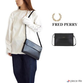 【2023秋冬新作】フレッドペリー FRED PERRY Burnished Leather Sacoche Bag メンズ レディース ショルダーバッグ BLACK 黒 ミニバッグ 斜め掛け ポーチ きれいめ カジュアル シンプル プレゼント ギフト L4330