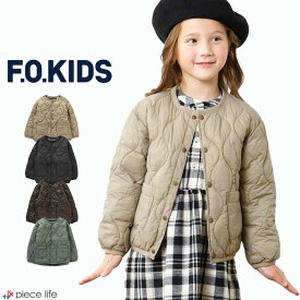 【30%OFF】F.O.KIDS キッズ ジャケット ライトインナージャケット 男の子 女の子 ユニセックス 春 秋 冬 ナイロン ポリエステル 全4色 100cm-150cm R402023