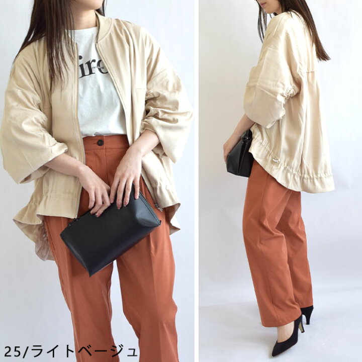 楽天市場】【10%OFF】pu2le パズル ブルゾン アウター ギャザー 