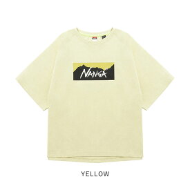 【2024春夏新作】NANGA ナンガ Tシャツ トップス ECO HYBRID BOX LOGO LOOSE FIT TEE エコハイブリッド ボックスロゴ ルーズフィットティー メンズ レディース ユニセックス 半袖 フリーサイズ 全4色 NW2311-1G209