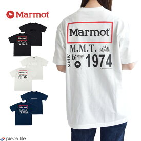 【2024春夏新作】Marmot マーモット トップス Tシャツ MMW Collection Logo-T エムエムダブリューコレクションロゴ Tシャツ メンズ レディース ユニセックス 半袖 春 夏 秋 全3色 TSSMC404