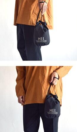 MEIエムイーアイ巾着バッグ手提げ/メンズレディース男女兼用ハンドバッグポーチeventDRAWBAGサコッシュミニバッグショルダーバッグ撥水防水軽量MEI-000-191504