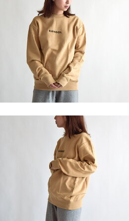 KANGOL/カンゴールKANGOL/スウェット/クルーネック/シンプルトレーナーロゴ刺繍メンズレディース09/29/49ユニセックス男女兼用リンクコーデ8473-7058メンズレディースユニセックスペア半袖ブランドおしゃれかわいいスポーツ綿100%
