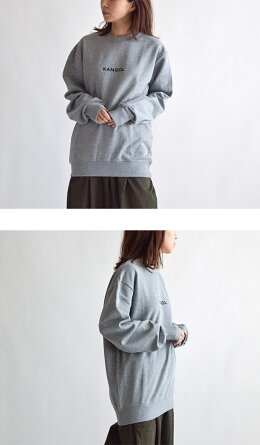 KANGOL/カンゴールKANGOL/スウェット/クルーネック/シンプルトレーナーロゴ刺繍メンズレディース09/29/49ユニセックス男女兼用リンクコーデ8473-7058メンズレディースユニセックスペア半袖ブランドおしゃれかわいいスポーツ綿100%