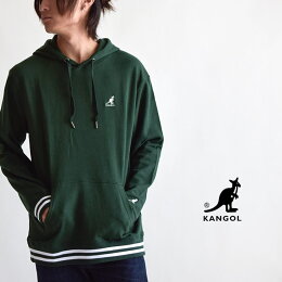KANGOL/カンゴール/スウェット/リブパーカー/ライン入りシンプルトレーナーロゴ刺繍メンズレディースユニセックス男女兼用リンクコーデ9473-1022メンズレディースユニセックスペア半袖ブランドおしゃれかわいいスポーツ綿100%