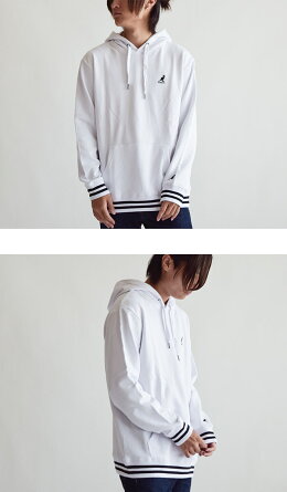 KANGOL/カンゴール/スウェット/リブパーカー/ライン入りシンプルトレーナーロゴ刺繍メンズレディースユニセックス男女兼用リンクコーデ9473-1022メンズレディースユニセックスペア半袖ブランドおしゃれかわいいスポーツ綿100%