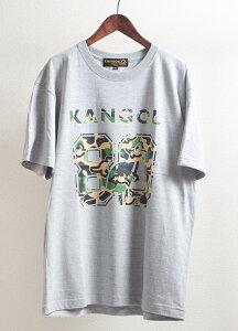 【20%OFF】KANGOL/カンゴール 80TH COLLEGE CAMO TEE プリントTシャツ /LCT0011 Tシャツ メンズ レディース ユニセックス ペア 半袖 ブランド おしゃれ かわいい スポーツ 綿100% ビッグT