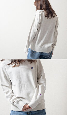 ChampionCHAMPIONチャンピオンワンポイントスウェット(c3-C019)クルーネックスウェット刺繍ロゴ黒グレー白紺ビックロゴメンズレディース対応ユニセックスCロゴファッション定番アイテム裏毛リブ袖ストリートファッションアメカジ定番大きいサイズ