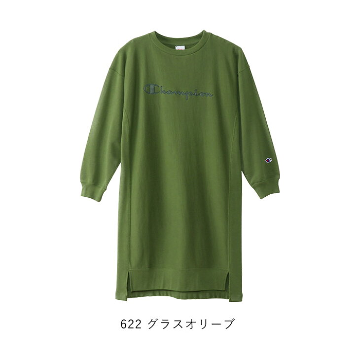 楽天市場 Champion チャンピオン ウィメンズ リバースウィーブスウェットワンピース 裏起毛 Reverse Weave Onepiece Cw S002 スウェット ワンピース Champion ワンポイント ロゴ レディース Cロゴ リブ袖 シンプル 普段使い 部屋着 Piece Life ピースライフ
