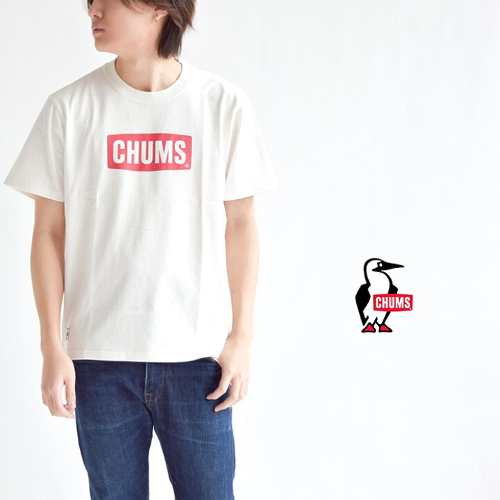 楽天市場 チャムス Chums Tシャツ チャムスロゴtシャツ トップス 半袖 Tシャツ 綿100 Usaコットン メンズ レディース ユニセックス ロゴプリント プリントt コットンt ロゴt シンプル 定番 アウトドア スポーツ Ch01 13 Piece Life ピースライフ