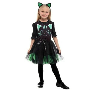 ハロウィン コスプレ 子供 衣装 仮装 猫 ネコ 魔女 巫女 コスプレ ドレス ワンピース コスチューム ベビー キッズ 女の子 パーティー ハロウィーン 子供服 baby halloween 幼稚園 保育園 仮装 イベ