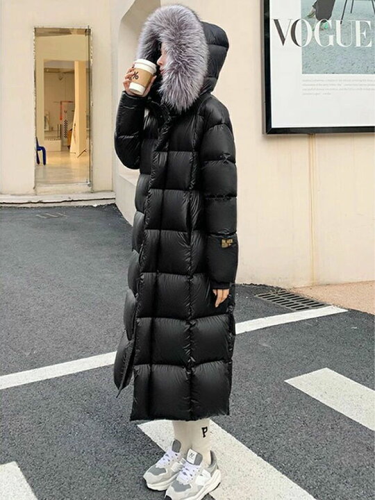 楽天市場】ダウン90％ ダウンコート レディース 冬 フード付き ロング 