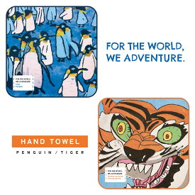 FOR THE WORLD, WE ADVENTURE. ハンドタオル P-FACTS ピーファクツ 循環インフラ 抗菌 PLA ポリ乳酸 アドベンチャーワールド すみなす PIECLEX ピエクレックス (1C)
