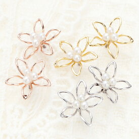 楽天市場 ピアス ワイヤー 花の通販