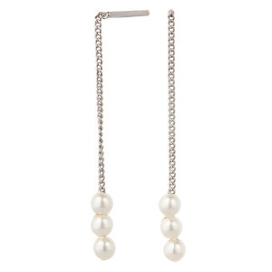 アメリカンピアス レディース フェイクパール ミニ ショート アメリカン チェーン ニッケルフリー 日本製 国産 金属アレルギー対応 ジプシー フリンジ 揺れる キュート シンプル 小ぶり パ