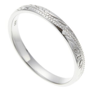 ペアリング レディース メンズ シルバー925 Close to me ブルーダイヤ ハワイアンジュエリー スクロール 波 お守り 細め 彫刻 銀製品 ハワジュ キレイ おしゃれ かっこいい シンプル カジュアル