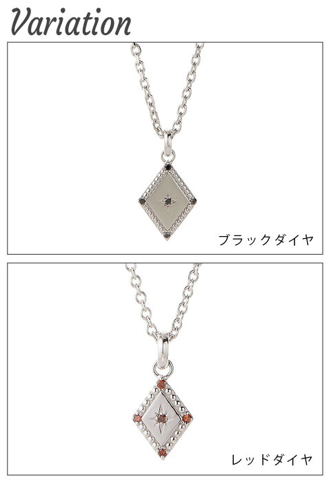 楽天市場】ネックレス メンズ レディース シルバー925 ブラックダイヤ 