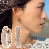 楽天市場】18金 ピアス フープ（ハワイアンジュエリー｜レディース 