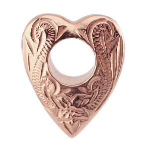 ハワイアンジュエリー ハート型 ビーズ 1個売り フープピアス つけっぱなし用 カスタム レディース メンズ サージカルステンレス316L お肌に優しい 金属アレルギー対応 スクロール 波 海 夏