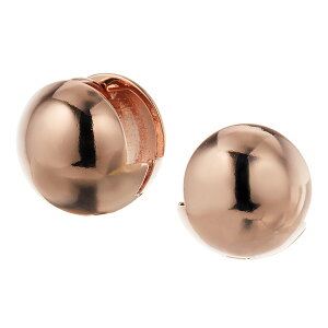 フープピアス レディース 両耳用 ニッケルフリー クリアコート 変色防止加工 中折れ キャッチレス ワンタッチ ボール型 ミニ 小ぶり お肌に優しい 金属アレルギー対応 上品 可愛い シンプル