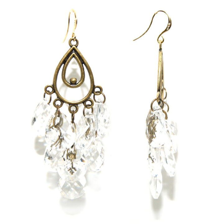 楽天市場 大粒のアクリルパーツが揺れるフック型ジプシーピアス 渋谷有名ファッションビル 銀座 新宿などで大人気ブランド Napa 金属アレルギー対応のニッケルフリーフック メール便 送料無料 秋冬 大人気 あす楽 ピアス イヤリング カラコンpiena