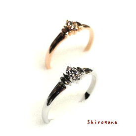 デザインファッションリング 指輪 レディース 日本製 スワロ使用 ラウンド 2色展開 シンプル 華奢