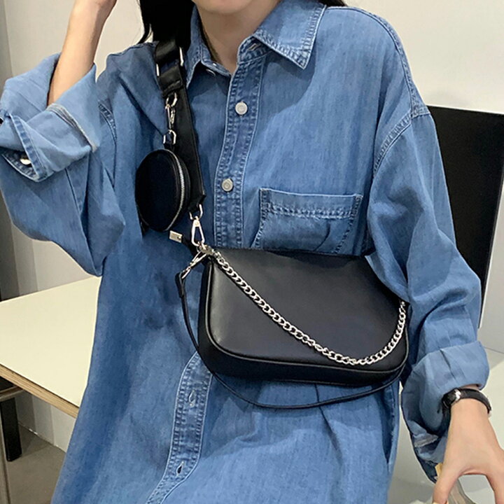 楽天市場】ショルダーバッグ レディース 春夏秋冬 小さめ ファスナー 