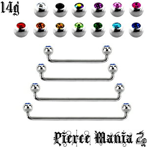 14g �嗱 �_�u�� �W���R�j�A �T�[�t�F�C�X�o�[�x�� CZ �{�f�B�s�A�X��316L�T�[�W�J���X�e�����X �{�f�B�[�s�A�X �_�[�}�� �m���A�����M�[ �{�f�B�s