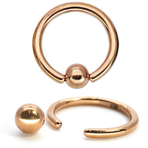 【P5倍★10/27 9:59まで】高評価★4.55【調整済】【つけっぱなしピアス】 ボディピアス 20G 18G 16G 14G リングピアス キャプティブビーズリング 軟骨ピアス ボディーピアス フープピアス