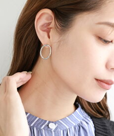 【silver925】925ポストリングピアス ☆ ピアス シルバー925 silver925 シルバー アクセ アクセサリー ニッケルフリー アレルギーフリー リング 上品 きれいめ レディース 秋 ピエロ ［Pierrot］【返品・交換不可】