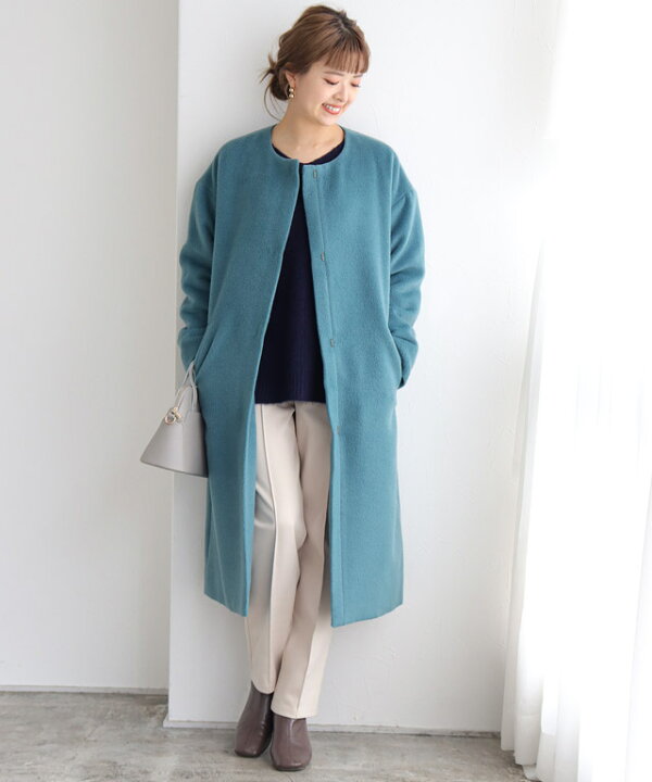 楽天市場】【決算SALE！】【送料無料】シャギーノーカラーコート  