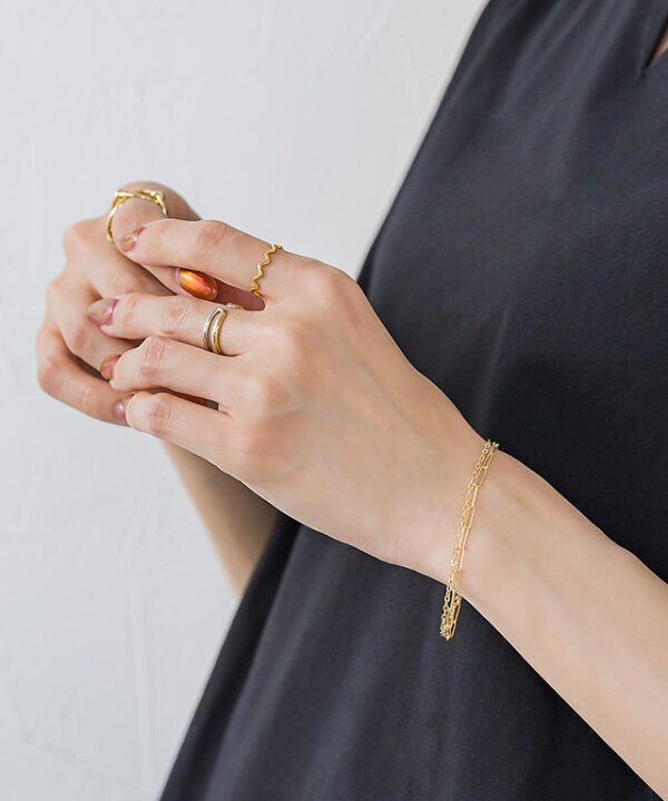 楽天市場】【送料無料】【silver925】2連チェーンブレスレット  