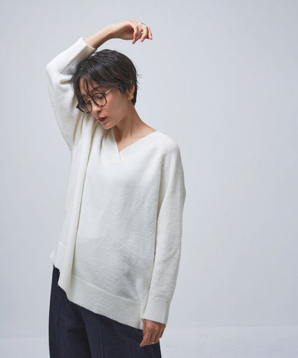 楽天市場】【アウトレット】【返品不可】[RASW]【送料無料】モヘア混V 