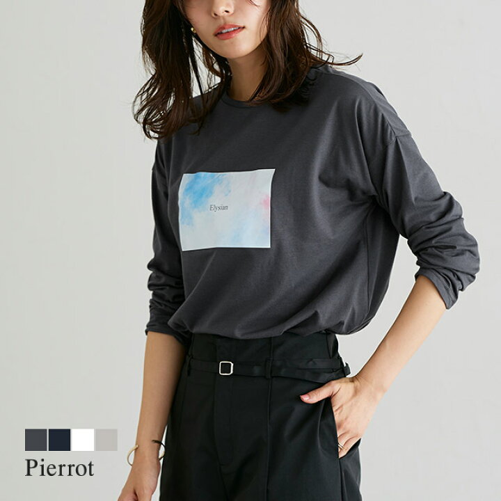 楽天市場】【決算SALE！】アートプリントロンT ☆ Tシャツ ロンT 長袖T  