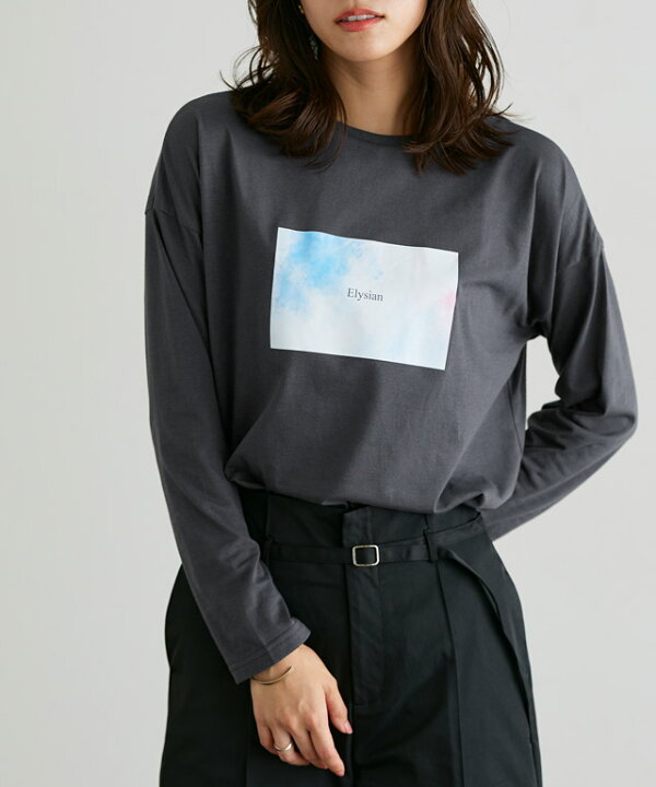 楽天市場】アートプリントロンT ☆ Tシャツ ロンT 長袖Tシャツ 2way 
