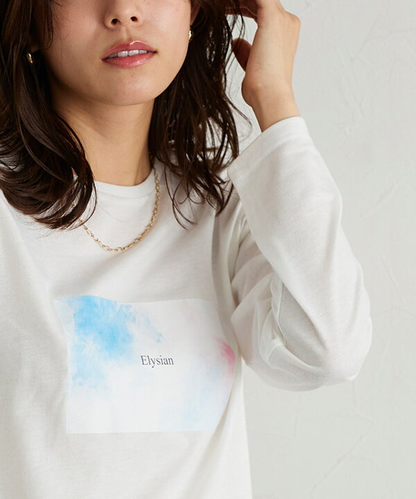 楽天市場】【決算SALE！】アートプリントロンT ☆ Tシャツ ロンT 長袖T 