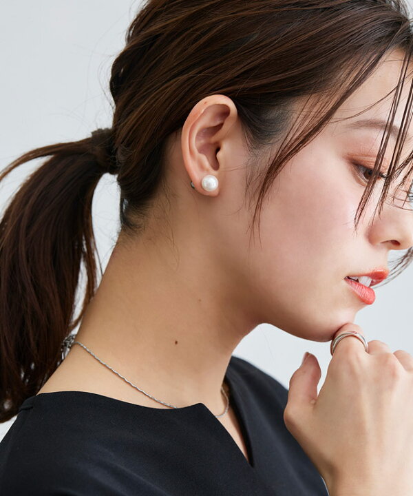 楽天市場】2wayメタルキャッチピアス ☆ ピアス 2way シンプル パール 
