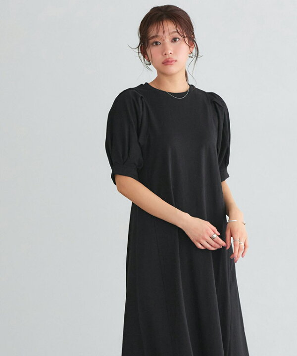 楽天市場】≪マラソン限定SALE×送料無料！≫パフスリーブワンピース  