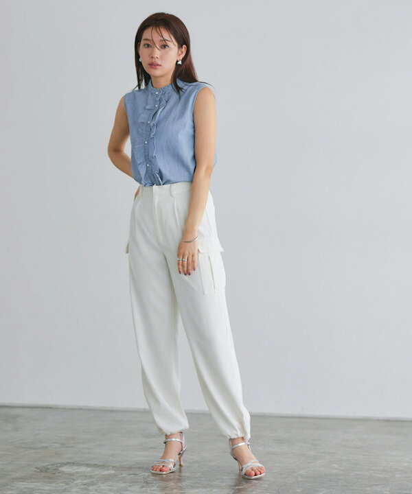 楽天市場】＼MAX30％OFFクーポン対象／≪あす楽≫シャンブレーフリル 