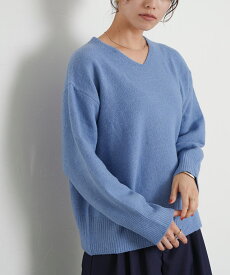 【3/10〜全品10％OFFクーポン】≪冬SALE！≫ニット 選べる3ネック ウールライクニット ☆ ニット レディース ネックが選べる 選べる ウールライク 洗える 洗濯機可 Vネック ボトルネック オーバーサイズ シンプル 冬 ピエロ