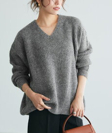 ≪最終SALE！≫≪当日発送≫ ニット コクーンシルエットニット ☆ ニット コクーンシルエット Vネック 長袖 体型カバー ふんわり ざっくり マタニティ 妊婦服 産前産後兼用 ピエロ