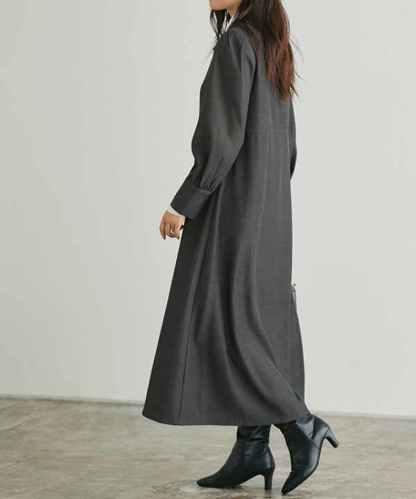 楽天市場】【決算SALE！】【送料無料】襟付きクルミボタンフレア  