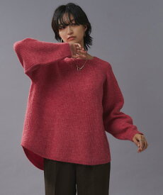 ≪最終SALE！≫[RASW]アルパカ混ボートネックニット ☆ ニット セーター アルパカ混 ボートネック 暖かい 上品 きれいめ ネイビー グレー レディース ピエロ 送料無料