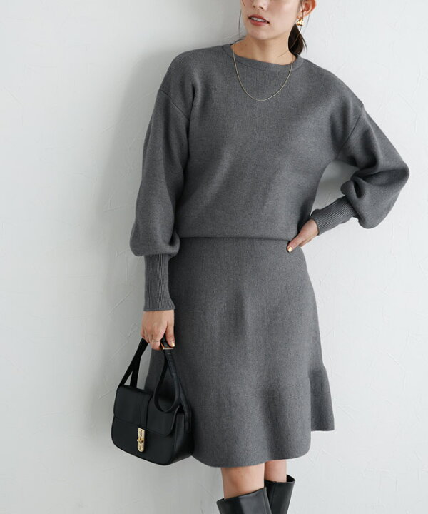 楽天市場】1,000円OFFクーポン☆【送料無料】ミニスカートニット  