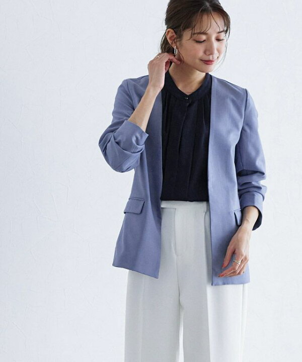 楽天市場】【送料無料】ノーカラージャケット ☆ ジャケット ノー  