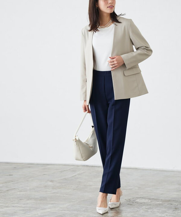 楽天市場】【送料無料】ノーカラージャケット ☆ ジャケット ノー  